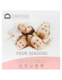 Four Seasons 50/50 White Duck Down & Feather Quilt