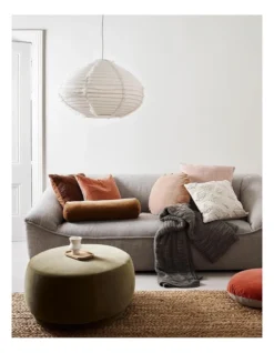 Luxury Velvet Cushion Hazelnut -Linen House Shop 373186000 900780040 3 720x928