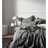 Chambray Fringe Bedlinen Collection In Smoke -Linen House Shop 441909370 1 4 720x928