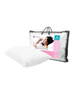 White Collection Duck Down Pillow White 6 White Collection Duck Down Pillow White -Linen House Shop 605249220 2 720x928