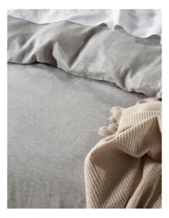 Sandy Cape Linen Quilt Cover Set In Pale Grey -Linen House Shop 607134160 913430800 2 720x928