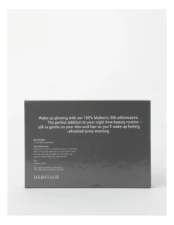 Heritage Luxe Silk Pillowcase In Charc -Linen House Shop 653987980 781449040 3 2 720x928