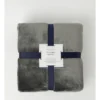 Heritage Faux Mink Blanket Charcoal -Linen House Shop 656045110 656044480 1 1 720x928