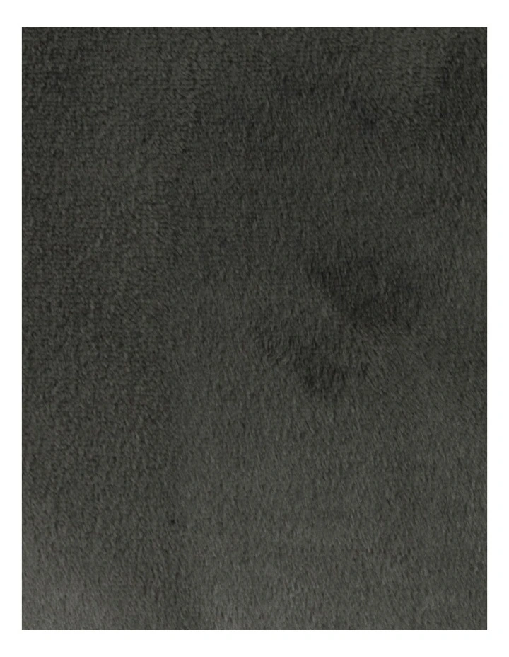 Heritage Faux Mink Blanket Charcoal 5 Heritage Faux Mink Blanket Charcoal - Image 3