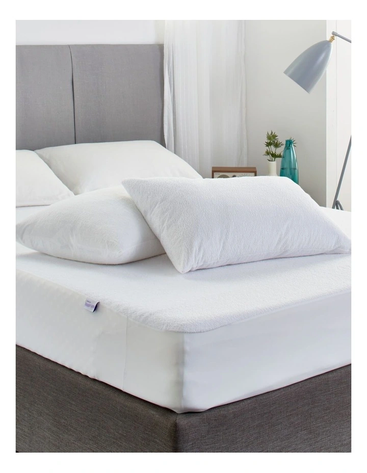 Genesis Cotton Terry Waterproof Pillow Protector 4 Genesis Cotton Terry Waterproof Pillow Protector - Image 2