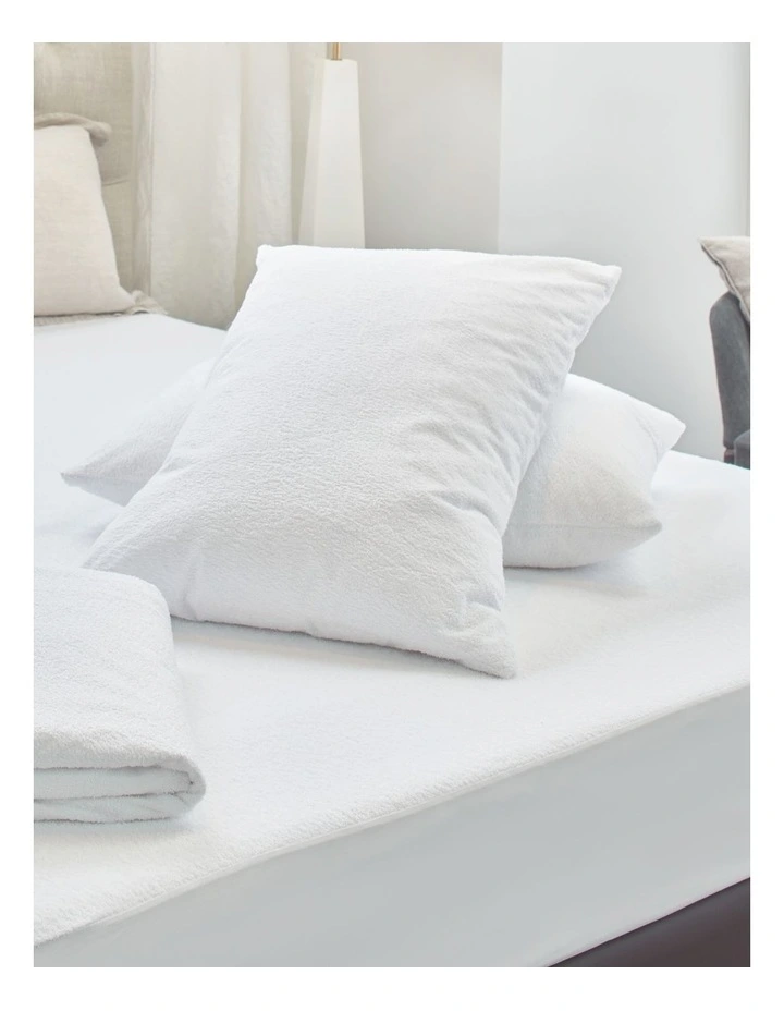 Genesis Cotton Terry Waterproof Pillow Protector 5 Genesis Cotton Terry Waterproof Pillow Protector - Image 3