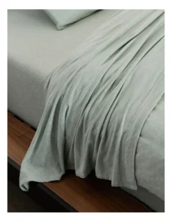 Calvin Klein Modern Cotton Harrison Quilt Cover In Mint Sandstone -Linen House Shop 710870410 936562960 3 720x928
