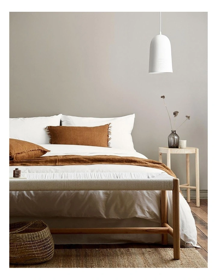 Halo Organic Cotton Bedlinen Collection In White 4 Halo Organic Cotton Bedlinen Collection In White - Image 2