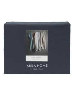 Halo Organic Cotton Sheet Set Steel Charcoal -Linen House Shop 740788750 804566440 3 720x928