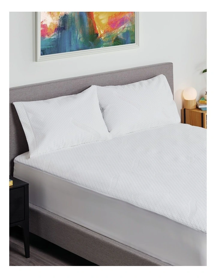 Sensation Bamboo Jacquard Waterproof Pillow Protector 4 Sensation Bamboo Jacquard Waterproof Pillow Protector - Image 2