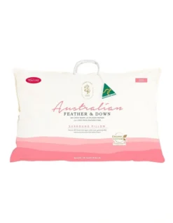Homestead Australian Duck Feather & Down Medium Density Pillow