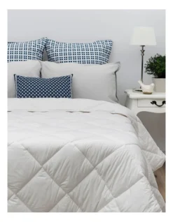 Homestead Australian Super Washable Wool With Organic Cotton Cover All Seasons Quilt -Linen House Shop 756860320 3 720x928