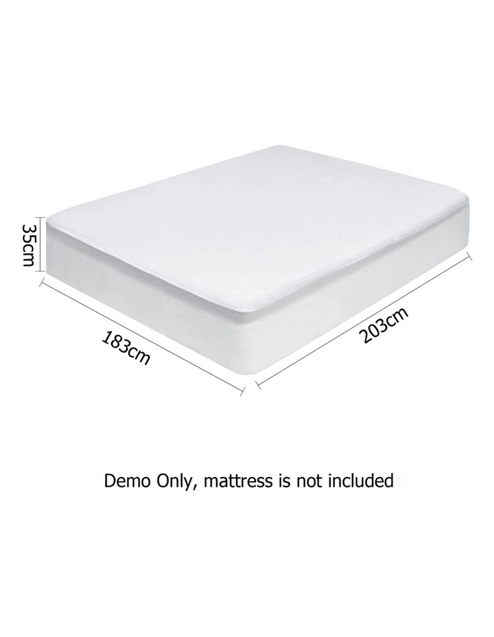 King Size Waterproof Bamboo Mattress Protector 4 King Size Waterproof Bamboo Mattress Protector - Image 2
