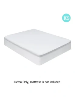 King Single Size Waterproof Bamboo Mattress Protector