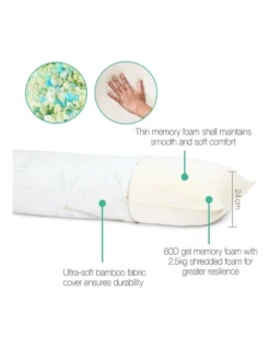 Full Body Memory Foam Pillow 9 Full Body Memory Foam Pillow -Linen House Shop 757640980 3 720x928