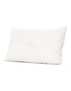 Set Of 2 Single Bamboo Memory Foam Pillow -Linen House Shop 757641880 4 720x928