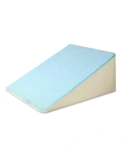 Foam Wedge Back Support Pillow In Blue -Linen House Shop 757642690 3 720x928