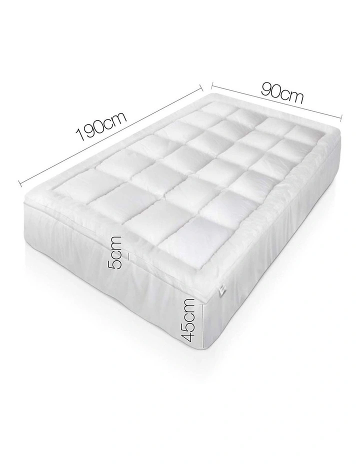 Single Size Bamboo Matress Topper 4 Single Size Bamboo Matress Topper - Image 2