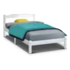King Single Size Wooden Bed Frame White 1 King Single Size Wooden Bed Frame White -Linen House Shop 758130940 1 720x928