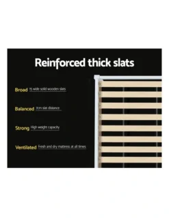 King Single Size Wooden Bed Frame White -Linen House Shop 758130940 5 720x928