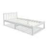 Single Size Wooden Bed Frame White 1 Single Size Wooden Bed Frame White -Linen House Shop 758131300 1 720x928