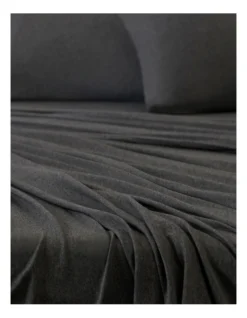 Calvin Klein Modern Cotton Harrison Sheeting In Charcoal -Linen House Shop 771590800 771590620 5 1 720x928