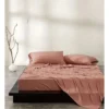 Calvin Klein Modern Cotton Harrison Sheeting In Terracotta