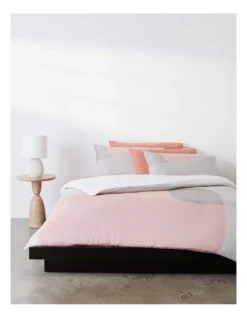 Calvin Klein Modern Cotton Harrison Sheeting In Terracotta -Linen House Shop 771590800 919026280 7 720x928