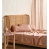Linen House Nara Bamboo Cotton 400TC Sheet Set Clay -Linen House Shop 778131550 778129660 1 1 720x928