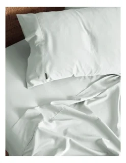 Linen House Nara Bamboo Cotton 400TC Sheet Set In Sky -Linen House Shop 778131550 966975400 2 720x928