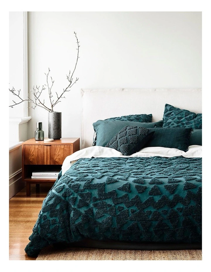 Maya Bedlinen Collection In Indian Teal 4 Maya Bedlinen Collection In Indian Teal - Image 2