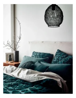 Maya Bedlinen Collection In Indian Teal 11 Maya Bedlinen Collection In Indian Teal -Linen House Shop 778225330 778224610 3 720x928