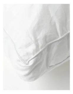 Heritage Deluxe 50/50 White Duck Down & Feather European Pillow -Linen House Shop 779795650 3 720x928