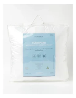 Heritage European Gusseted Pillow White