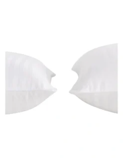 Luxurious Medium Profile & Soft Feel Latex Pillow In White 5 Luxurious Medium Profile & Soft Feel Latex Pillow In White -Linen House Shop 787245940 2 720x928