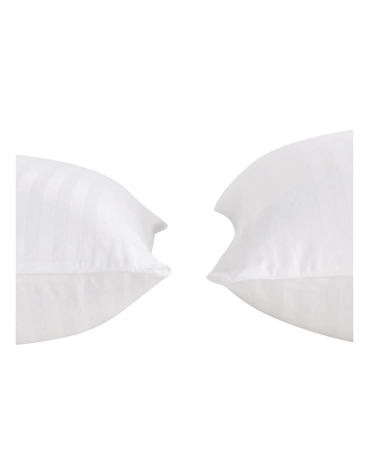 Luxurious Medium Profile & Soft Feel Latex Pillow In White 4 Luxurious Medium Profile & Soft Feel Latex Pillow In White - Image 2