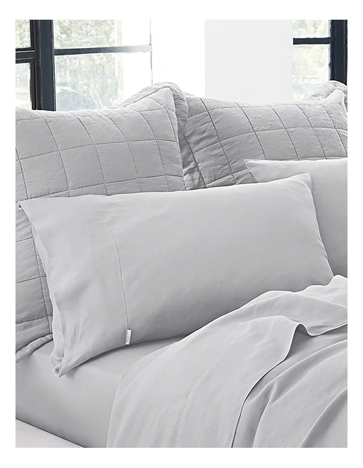 Abbotson Fitted Sheet In Silver 3 Abbotson Fitted Sheet In Silver