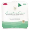Homestead Australian Super Wash Wool With Bamboo Quilt White