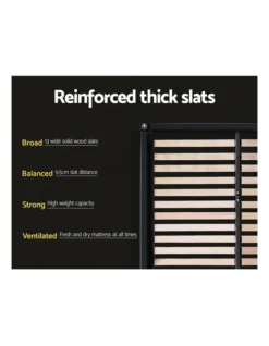 Queen Size Gas Lift Bed Frame Base With Storage Platform Fabric -Linen House Shop 795727540 5 720x928