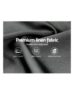 King Size Gas Lift Bed Frame Base With Storage Platform Fabric -Linen House Shop 795728530 6 720x928