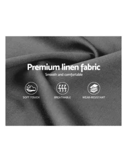 Queen Size Gas Lift Bed Frame Base With Storage Mattress Grey Fabric VILA 13 Queen Size Gas Lift Bed Frame Base With Storage Mattress Grey Fabric VILA -Linen House Shop 795730150 6 720x928