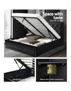 Tiyo Gas Lift Bed Frame Double -Linen House Shop 795733300 4 720x928