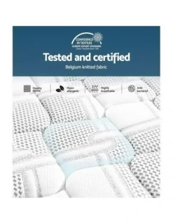 36Cm Queen Mattress 7 Zone Euro Top Pocket Spring Medium Firm Foam -Linen House Shop 795830230 4 720x928