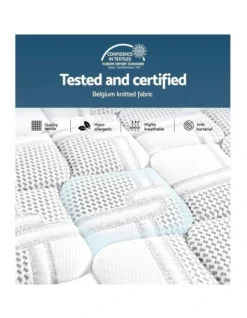 36Cm King Single Mattress 7 Zone Euro Top Pocket Spring Medium Firm Foam -Linen House Shop 795831040 4 720x928