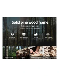 Queen Wooden Timber Bed Frame RIO Kids Adults Mattress Base Size -Linen House Shop 795839770 4 720x928