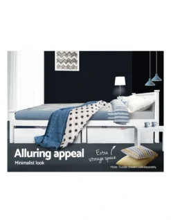 Queen Wooden Timber Bed Frame RIO Kids Adults Mattress Base Size -Linen House Shop 795839770 6 720x928