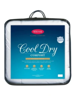 Classic Cool Dry Comfort Mattress Topper White