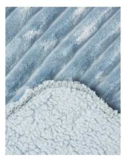 Heritage Chunky Rib Mink Blanket In Pale Blue -Linen House Shop 800097490 871869250 3 1 720x928