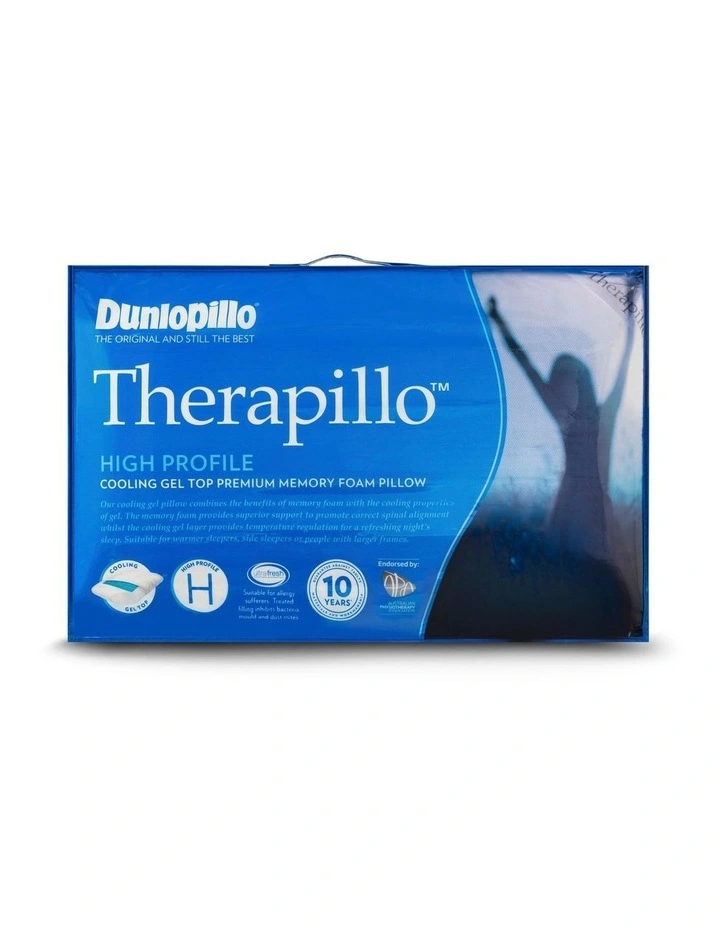 Therapillo Cooling Gel Top Premium Memory Foam High Profile Pillow 3 Therapillo Cooling Gel Top Premium Memory Foam High Profile Pillow