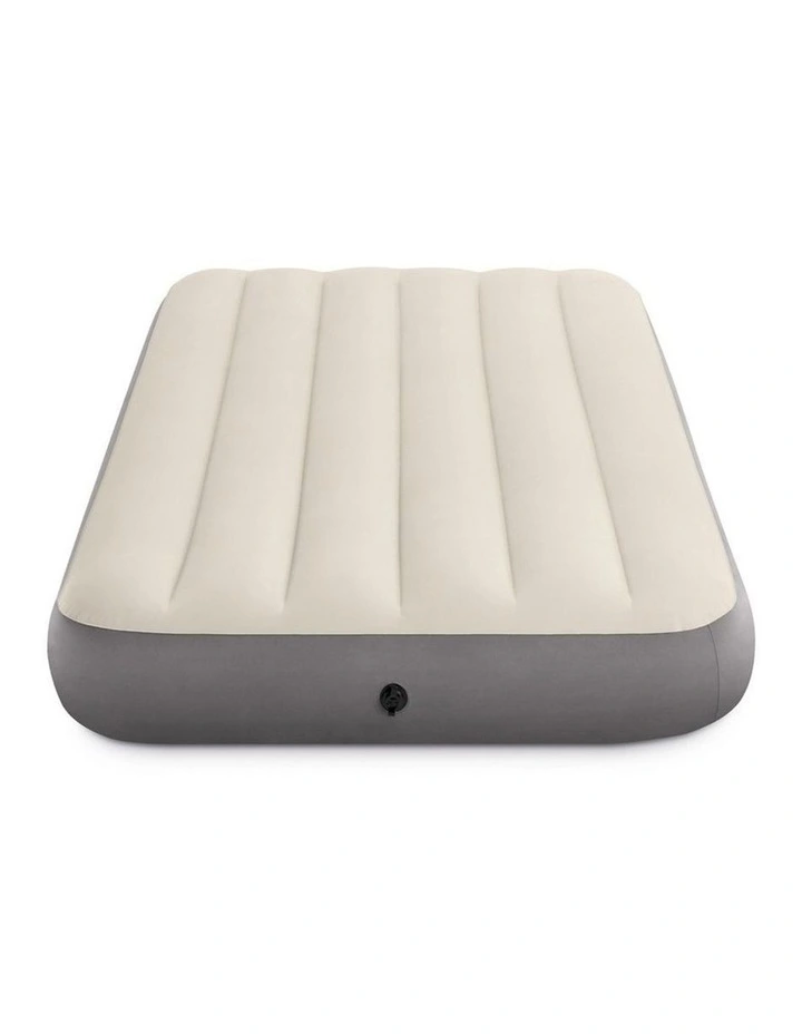 Intex Dura-Beam Single High Airbed Single Beige 3 Intex Dura-Beam Single High Airbed Single Beige
